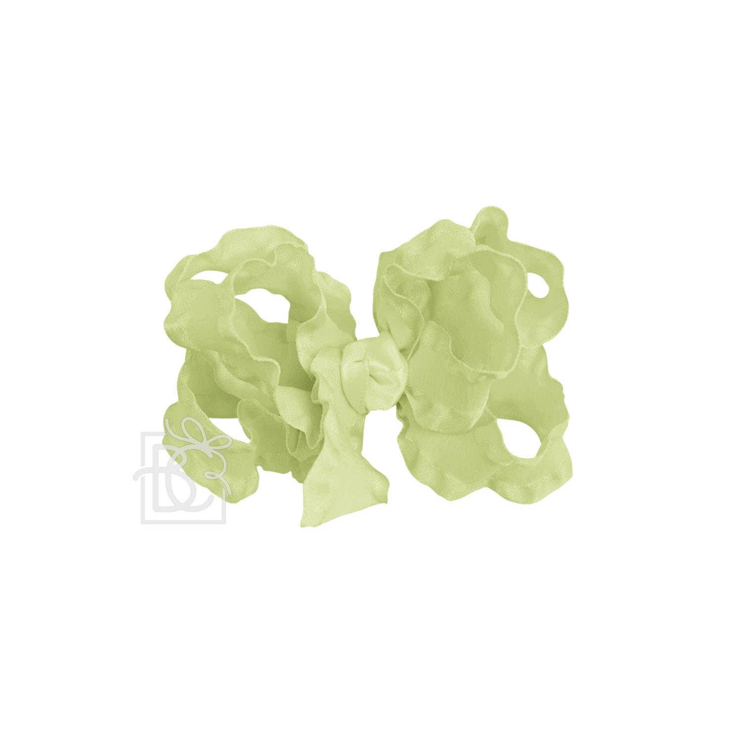 Beyond Creations, LLC - Wholesale Hair Bow - Kids - DOUBLE RUFFLE BOW ON CLIP14