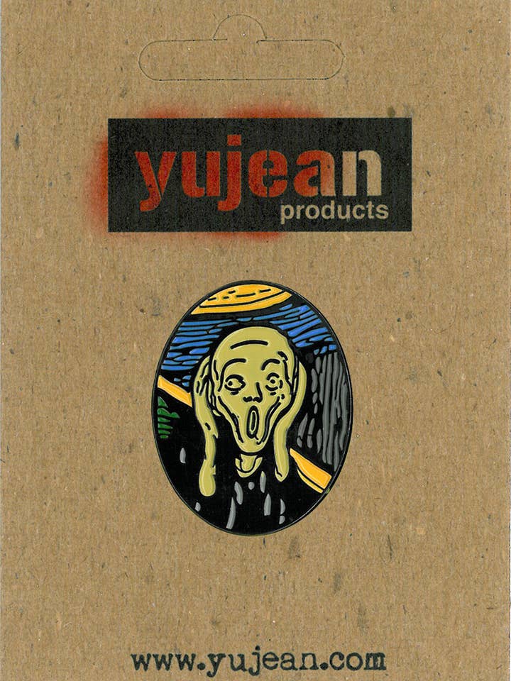 The Scream Enamel Pin-E1087 for wholesale by Yujean