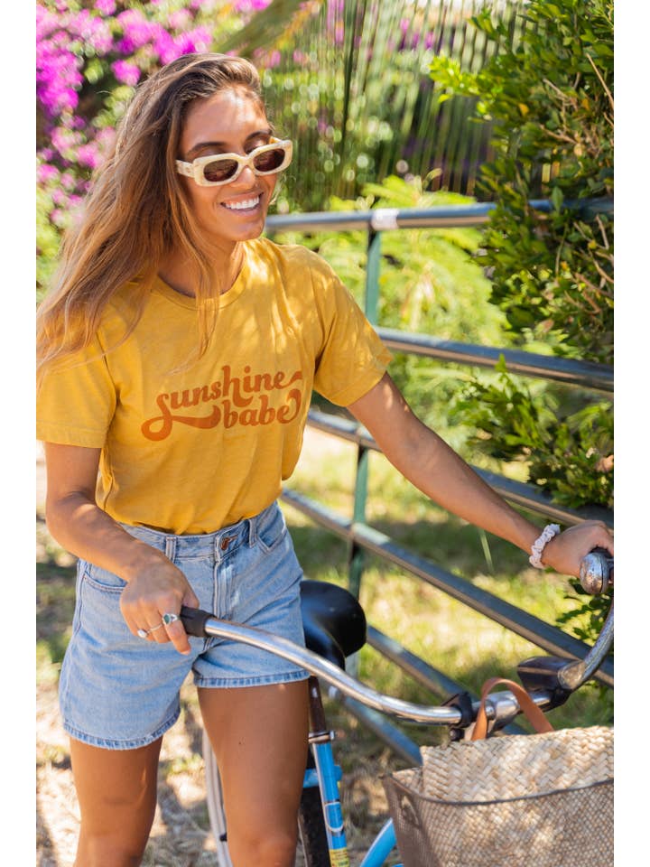 Aloha Lovely - Wholesale Screen Printed T-Shirt - Women's - Sunshine Babe Tee2