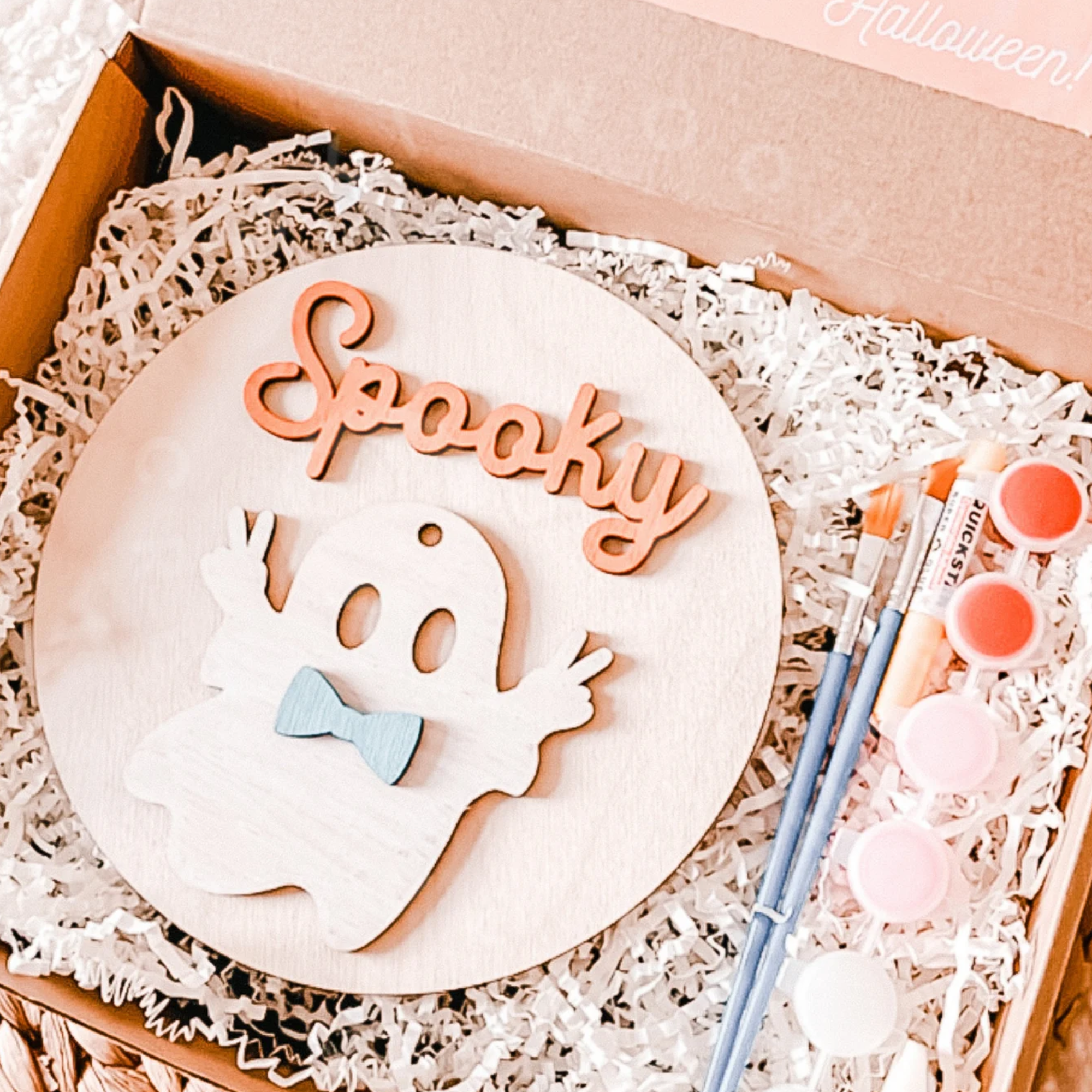 Etchedoccasions - Wholesale DIY Craft Kit - Kids - DIY Halloween Coloring Kit – Spooky Ghost Craft for Kids1