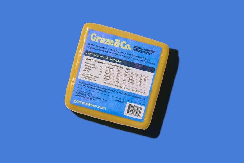 Graze & Co. – Queijo por atacado – Queijo Cheddar Forte Heritage - 227 g (8 oz)2