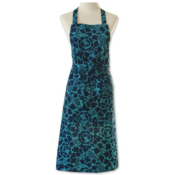 Apron | Prada Teal Indigo for wholesale by Balizen Direct from Bali