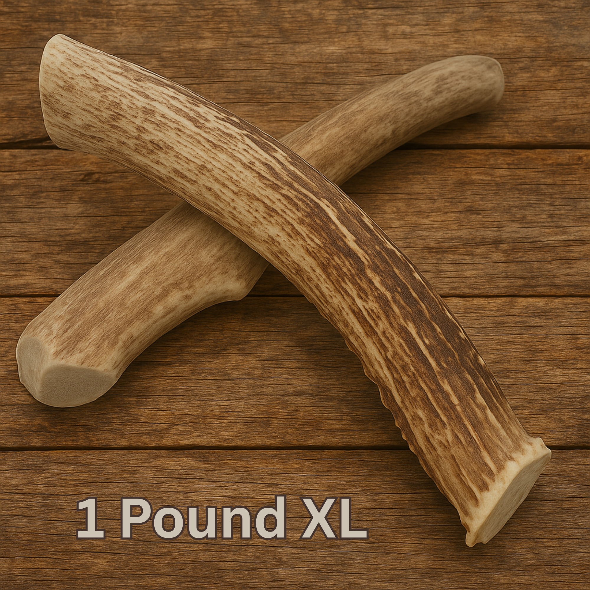 WhiteTail Naturals – wholesale Hundben/bitleksak - Hund – Stora hela hjorthornsgnagare - säljs per pund6