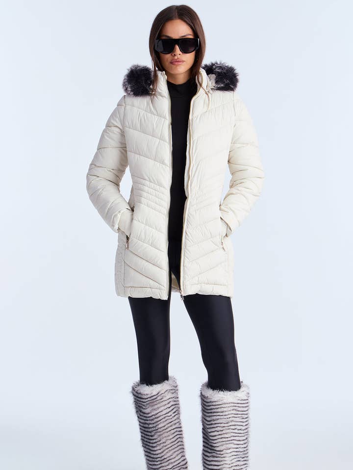 Doudoune longue à capuche pour la vente par 5besties inc