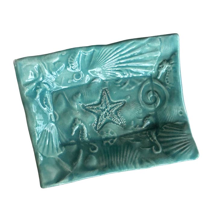 Small Tray - Ocean - Starfish for wholesale by Lorraine Oerth Co.
