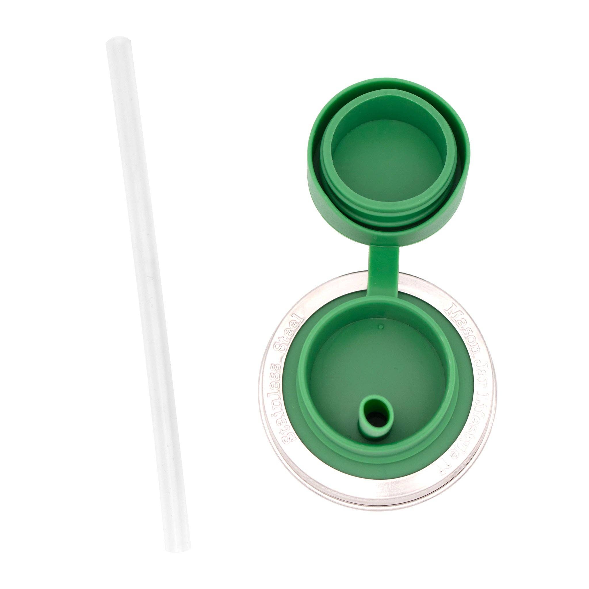 Mason Jar Lifestyle - Wholesale Drink Lids - Pop-Up Sippy Straw Leak Resistant Lids for Regular Mouth Mason Jars12