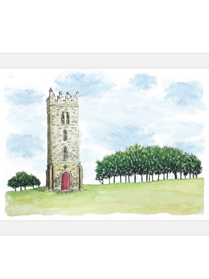 Carton House Tower Print voor wholesale door Duck Blue®