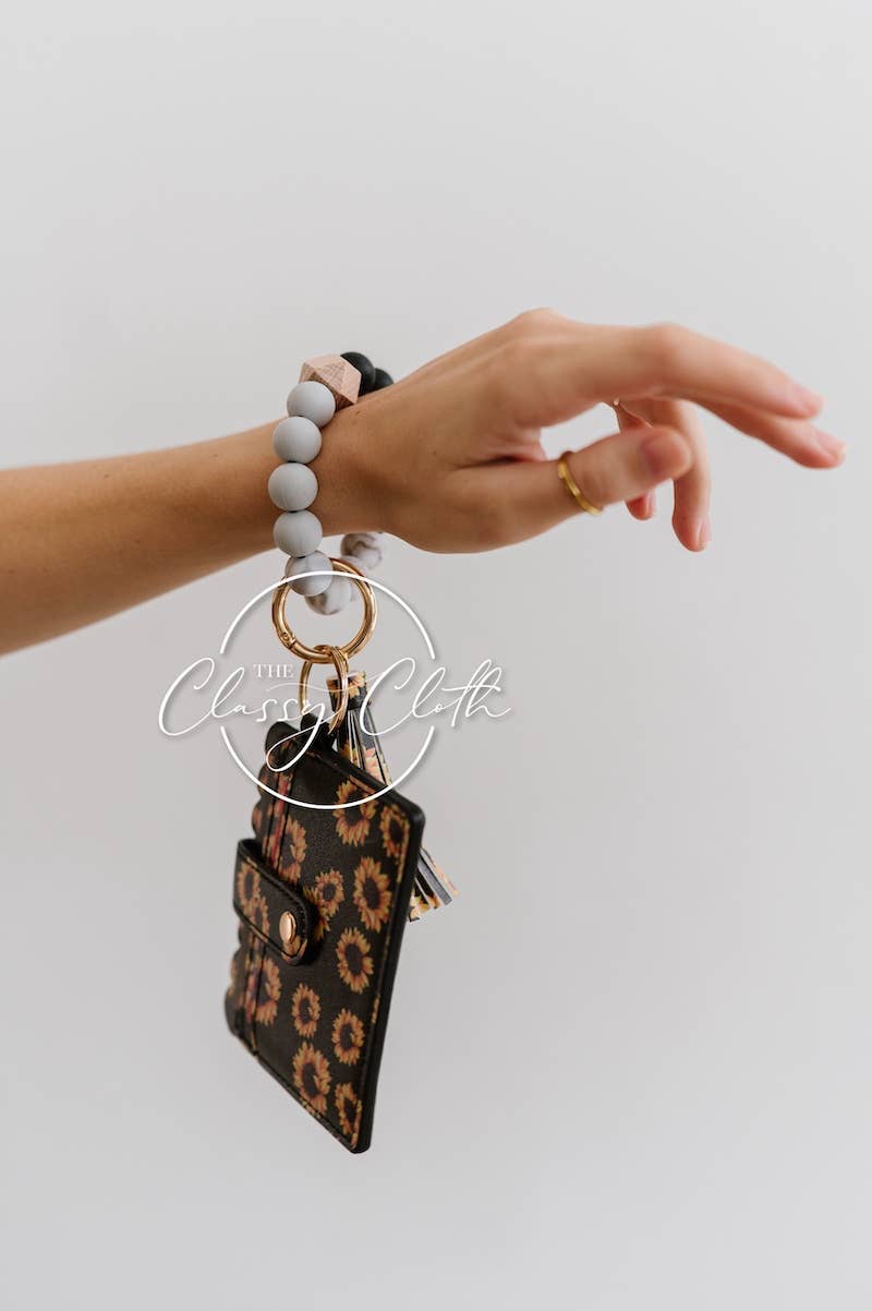 The Classy Cloth WS – Engroshandel Armbånd – Wristlet nøglering tegnebog - Sunflower RTS1