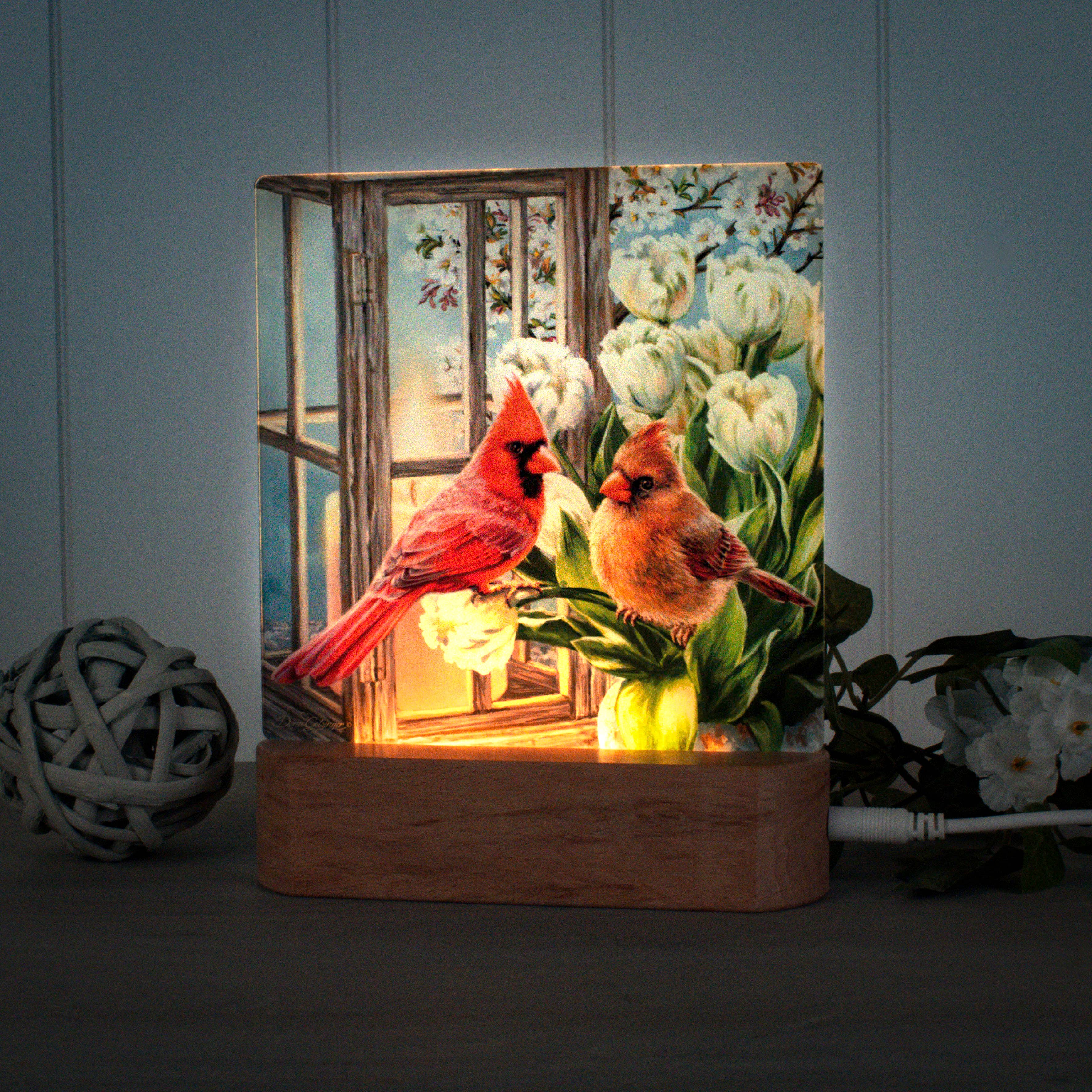 Glow Decor - Vendita all'ingrosso Luci notturne - Luce notturna a LED Sweet Cardinals1