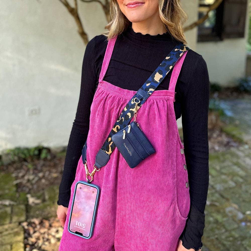 Save The Girls - Wholesale Bag Strap - Women's - Clip & Go Strap with Pouch - Leopard Collection4