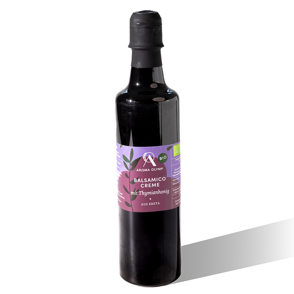 Aroma Olymp - Wholesale Vinegar - Organic Balsamic Cream with Thyme Honey1