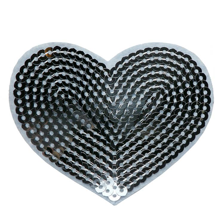 Sparkle Sisters by Couture Clips – wholesale Hair clip – Child – Large Sequin Heart Hair Clip3