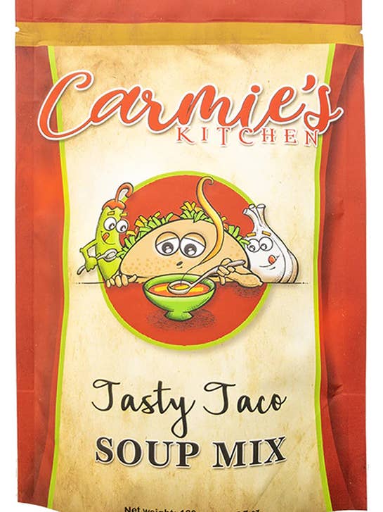 Tasty Taco Soup Mix for wholesale by Carmie's Kitchen