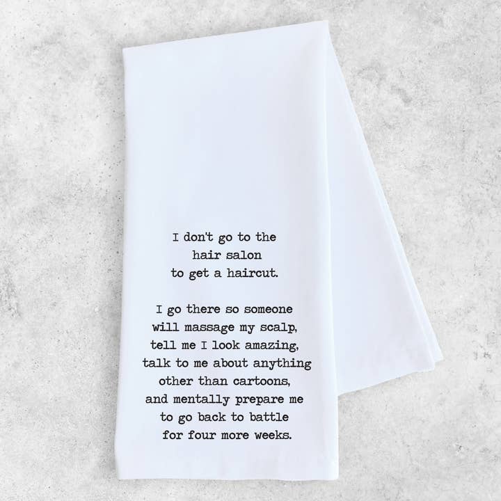 Hair Salon - Tea Towel for wholesale by DEV D + CO.