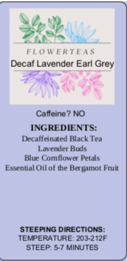 FlowerTeas – Engroshandel Løs te – Løsbladet te i løs vægt 1 lbs Kommerciel brygning Fødevareservice64