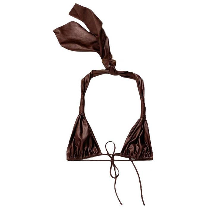 Top de bikini Cali Scrunchie para venta al por mayor de Casa Jaguar Swim