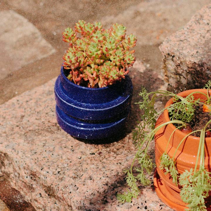 NOVA CASA ATLANTICA S. COOP. GALEGA - Wholesale Plant Pot - Cobalt blue glazed ceramic planter Boia NW
