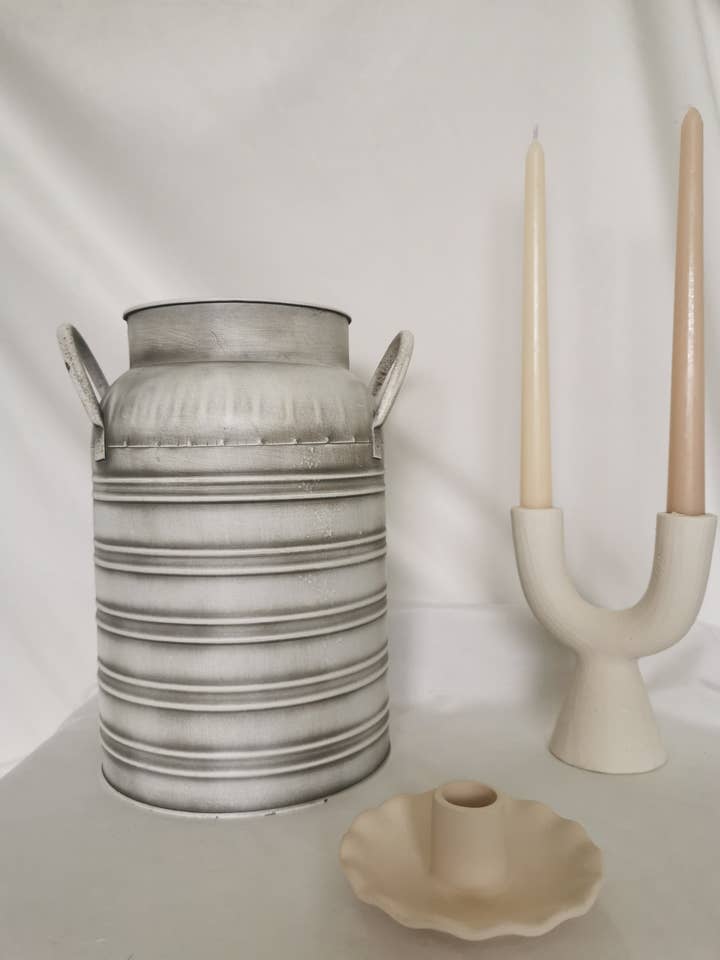 Vintage Farmhouse Look Tin Bucket for wholesale by Casa Style