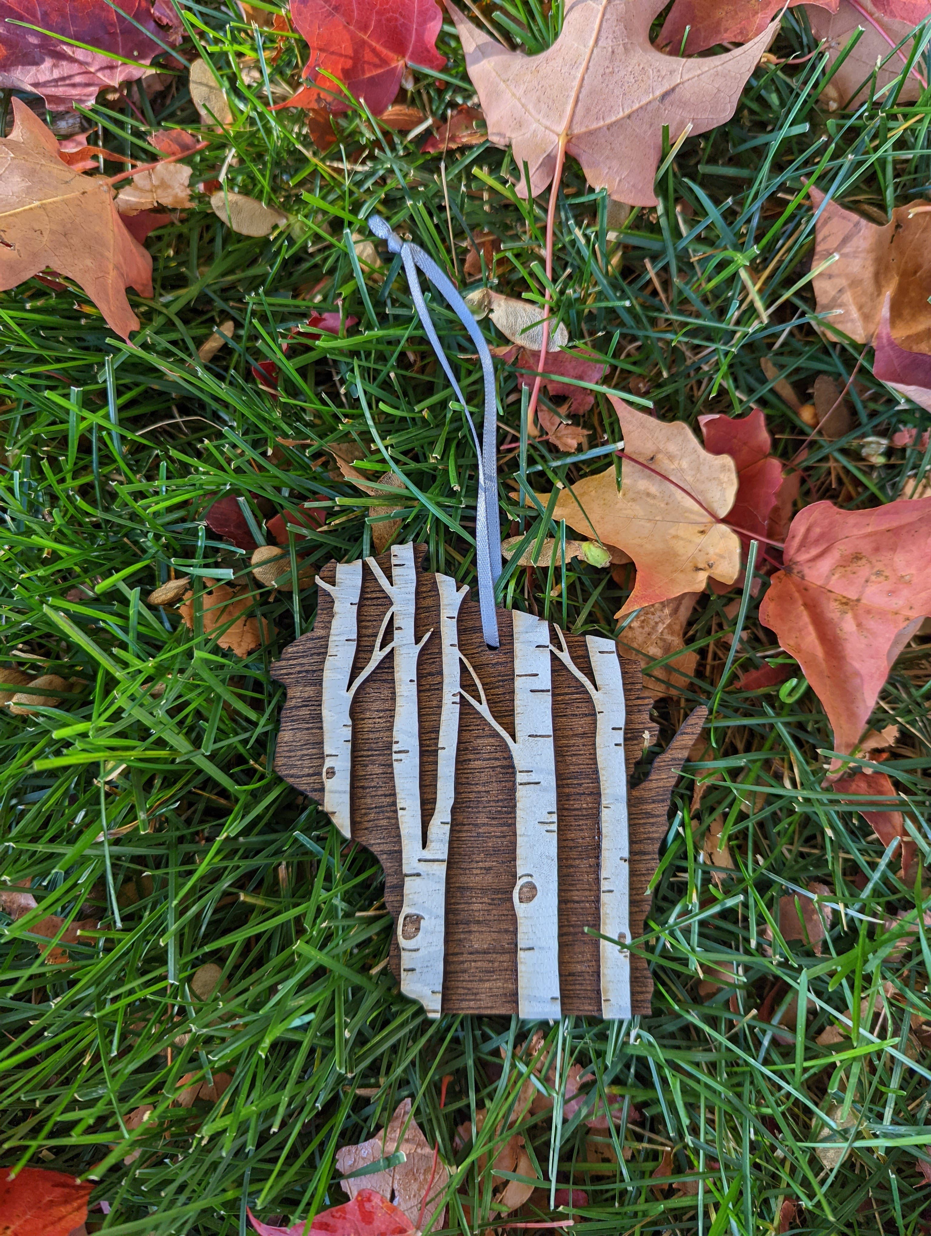 Knit and Nailed - Wholesale Ornament - Wisconin Wood Ornament Art 5" varieties3