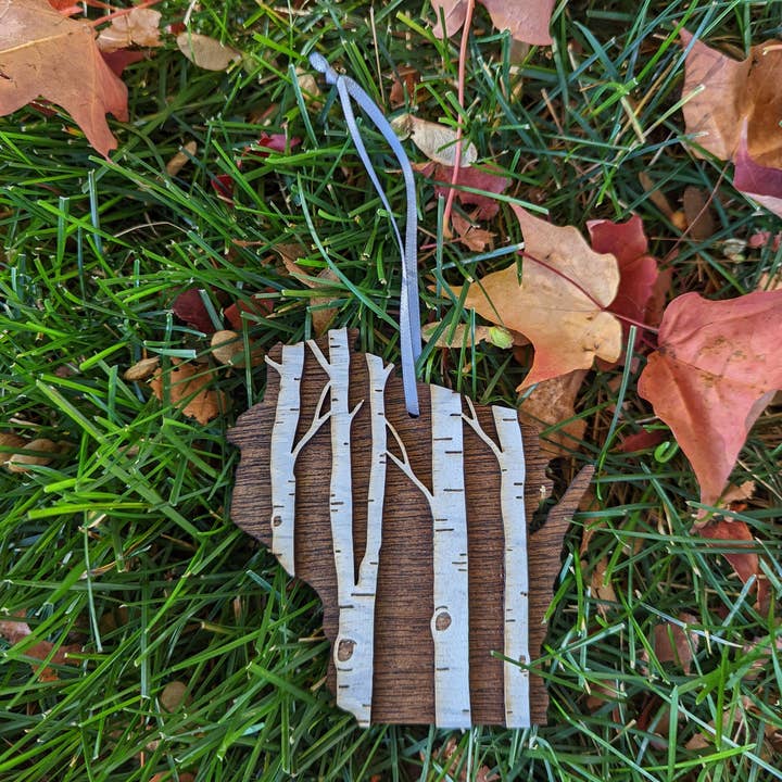 Knit and Nailed - Wholesale Ornament - Wisconin Wood Ornament Art 5" varieties3