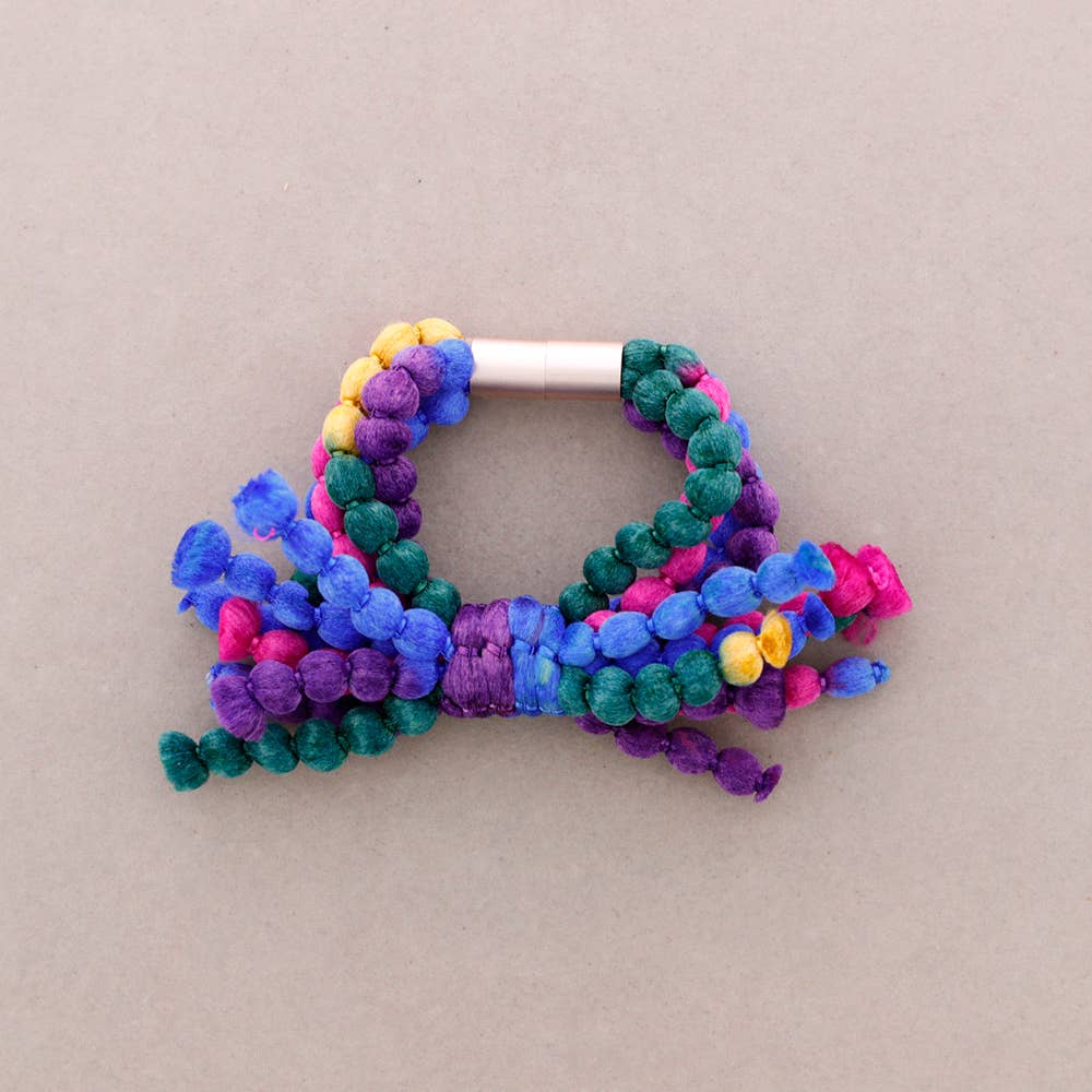 Sonata - Vendita all'ingrosso Gioielli a scatto - Bracciale 4 Voltas Lana Bolitas1