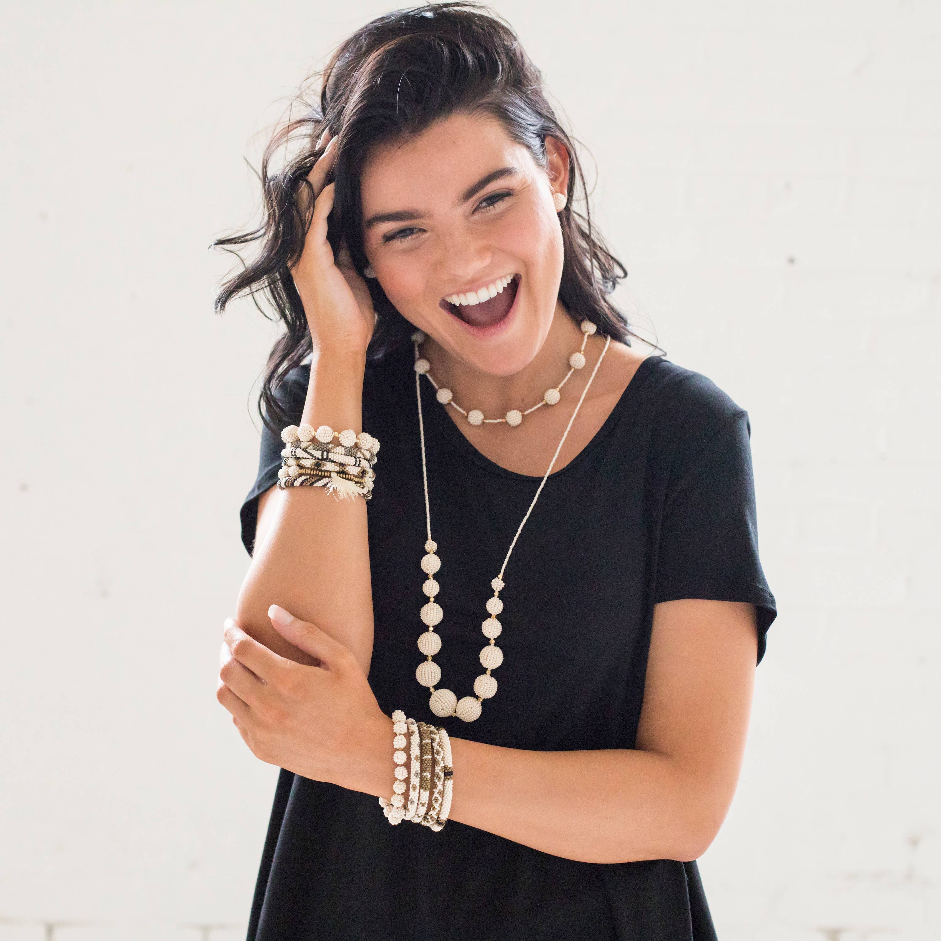 Aid Through Trade - Wholesale Jewelry Set - Roll-On® Bracelets Khaki - Set of 121