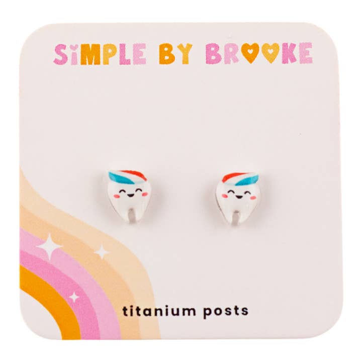 Kawaii Tooth Earrings for wholesale by SimplebyBrooke