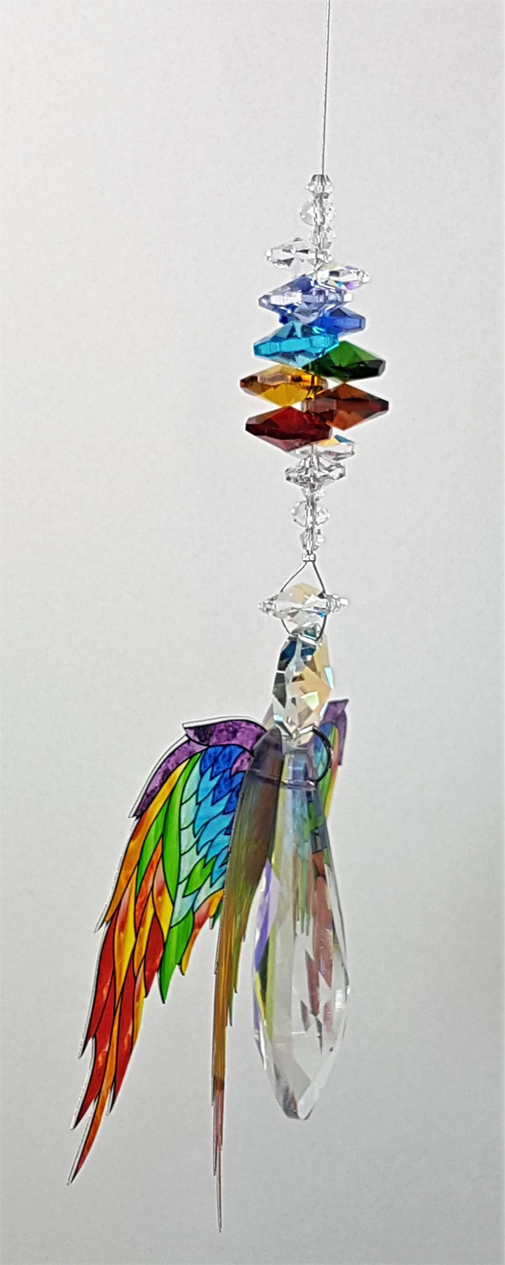 Gifts N Crystals - Wholesale Suncatcher - Angel Crystal Suncatcher gifts- chakra wings5
