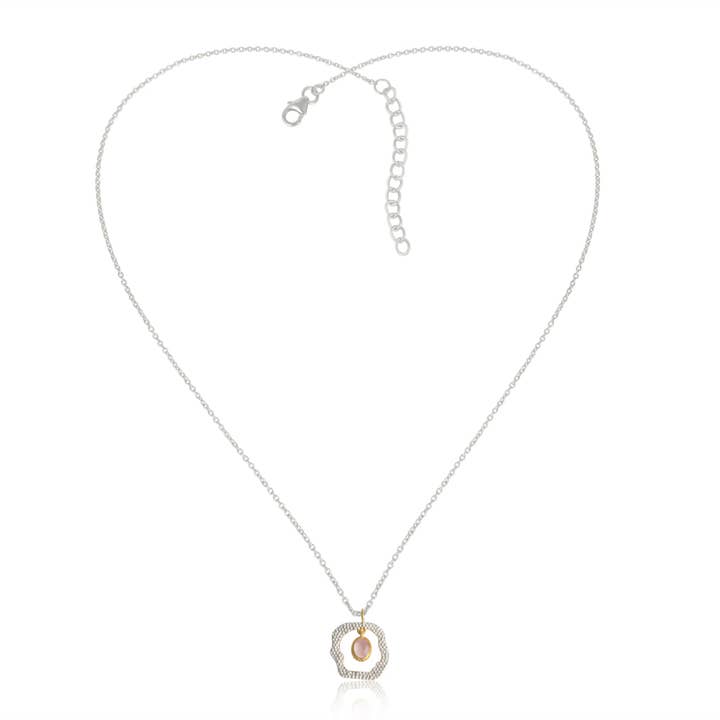 Isabel tweekleurige hanger ketting voor wholesale door Lincy Mathew