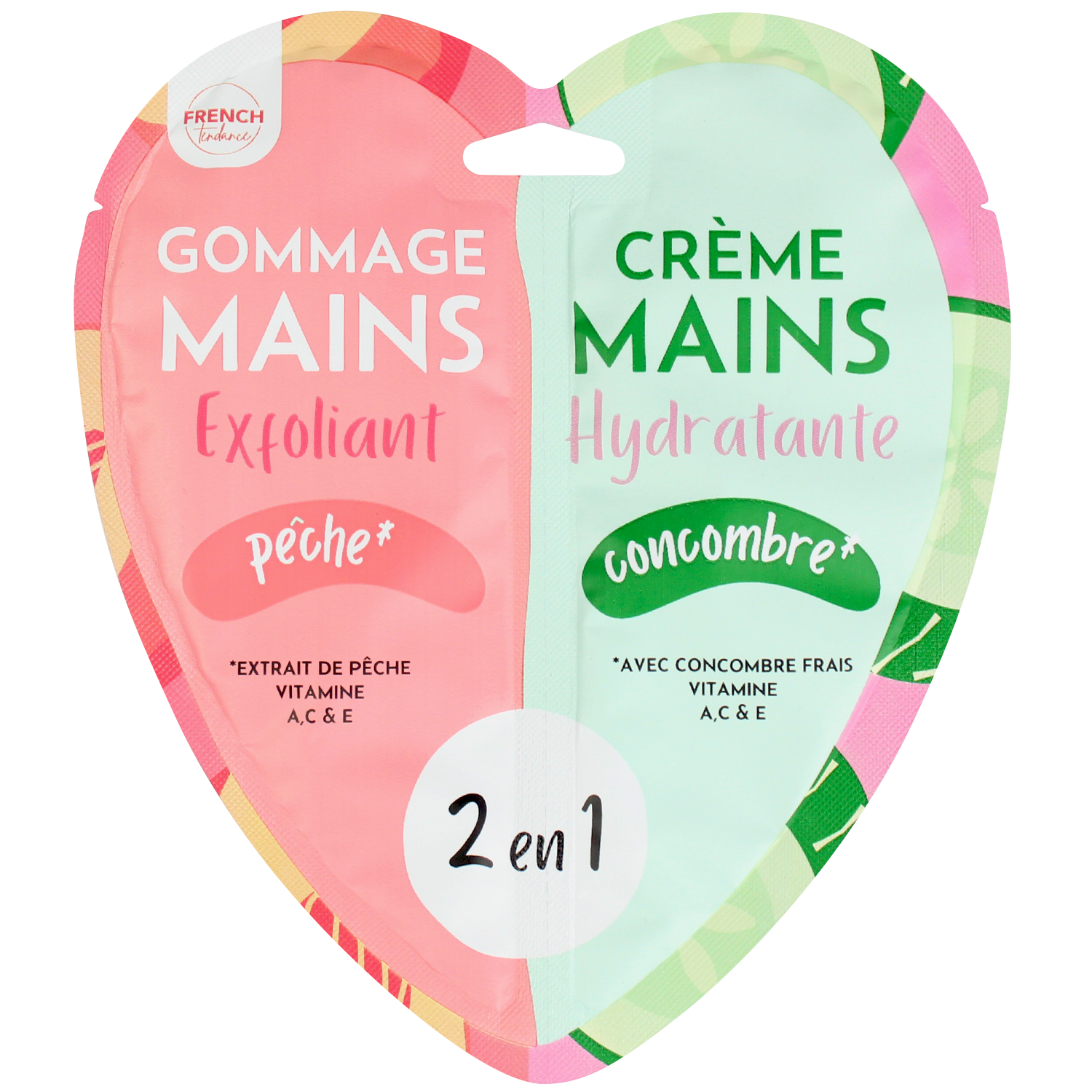 FRENCH TENDANCE - Wholesale Body Scrub/Exfoliant - Duo Scrub / Moisturizing Hand Cream - Peach & Cucumber1