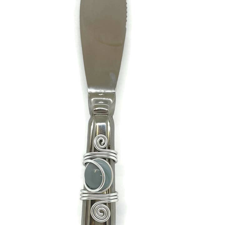 Swiddles Inc - Wholesale Cheese Spreader - Beaded Cheese Spreader Knife2