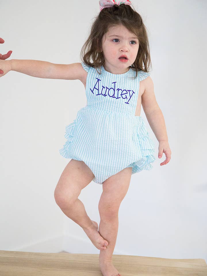 Love That Cotton – wholesale Overall - Baby – Volang botten soldräkt - Aqua
