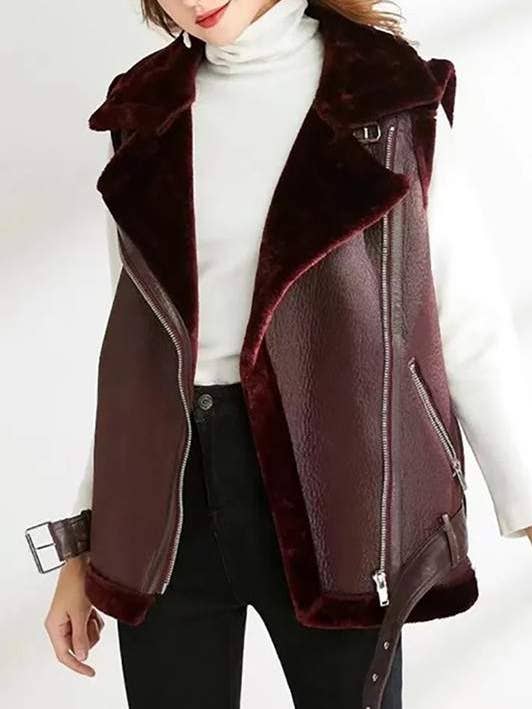 Fashion Combination - Venta al por mayor Chaleco de abrigo - Mujer - chaleco de piel12