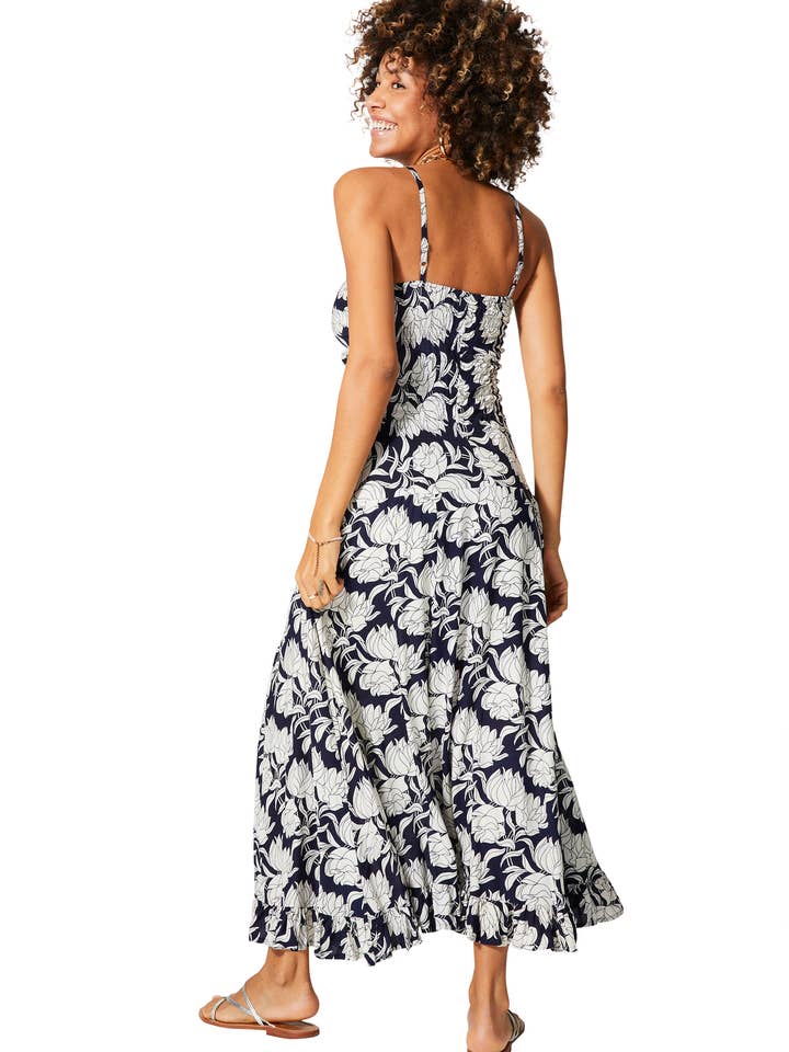 Aller Simplement - Wholesale Dress - Women's - MAXIV0118E SLEEVELESS LONG SUMMER DRESS1