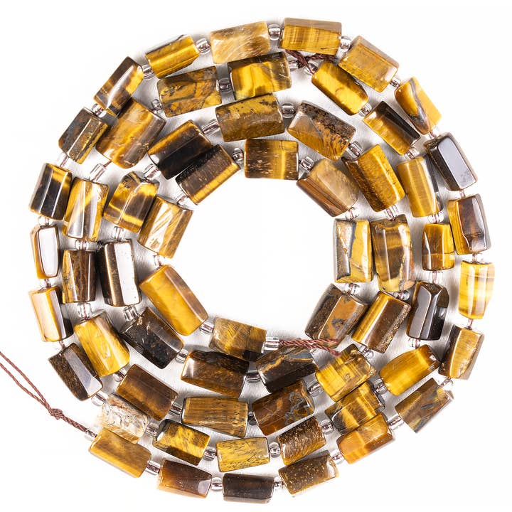 Soothing Crystals Beads - Wholesale Beads - Gemstone Pipe Beads | Tiger eye | Crystal Tube Beads6