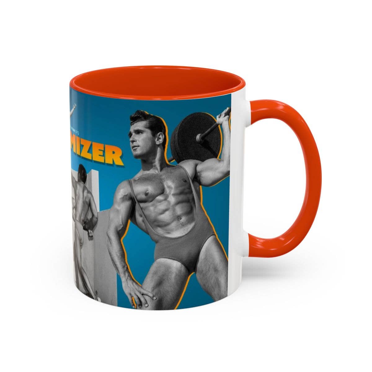 Peachy Kings / Kweer Cards - Wholesale Coffee mug - Mizer Muscle Mug (Gay 1950s Physique Pictorial Bodybuilders)0