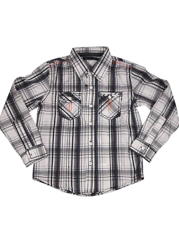 Eastern Off Price - Wholesale Button Down Shirt - Kids - Smash Boys Cowboy Western Style Long Sleeve Button Shirt10