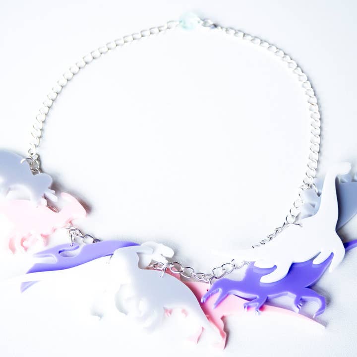 Colar com pingente de dinossauro por atacado de designosaur