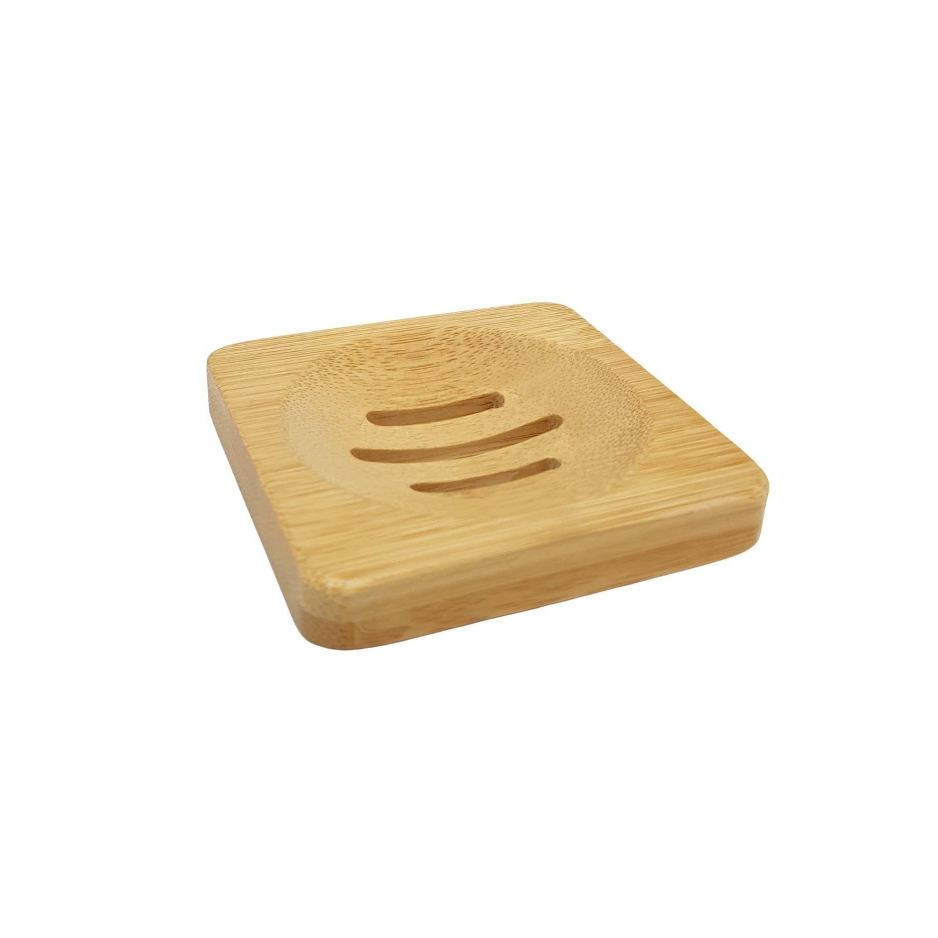 Natural'sace - Wholesale Bath Soap Dish - square bamboo soap dish
