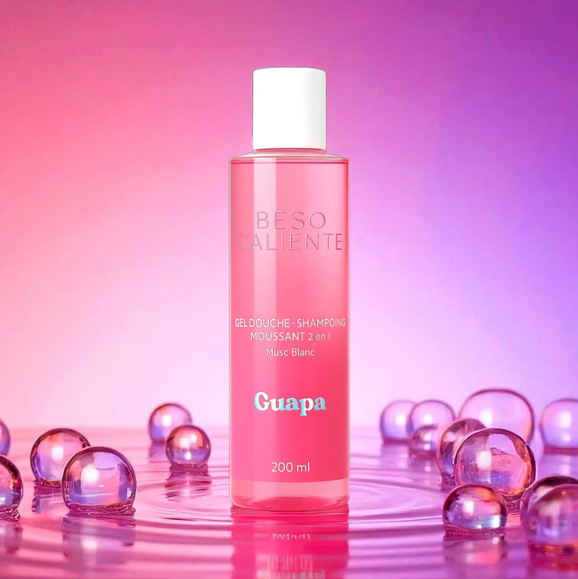 S2Z Cosmetics - Wholesale 2-in-1 Shampoo & Body Wash - 2-IN-1 FOAMING SHOWER GEL SHAMPOO – WHITE MUSK 200ML1