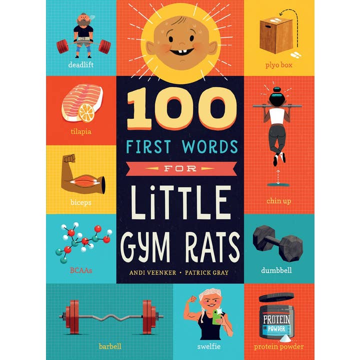 Familius, LLC - Wholesale Baby & Toddler Book (0-2) - 100 First Words for Little Gym Rats
