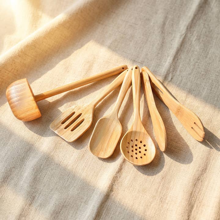 Kids Montessori Kitchen Utensil Set | 5 piece for wholesale by Bamboo Switch
