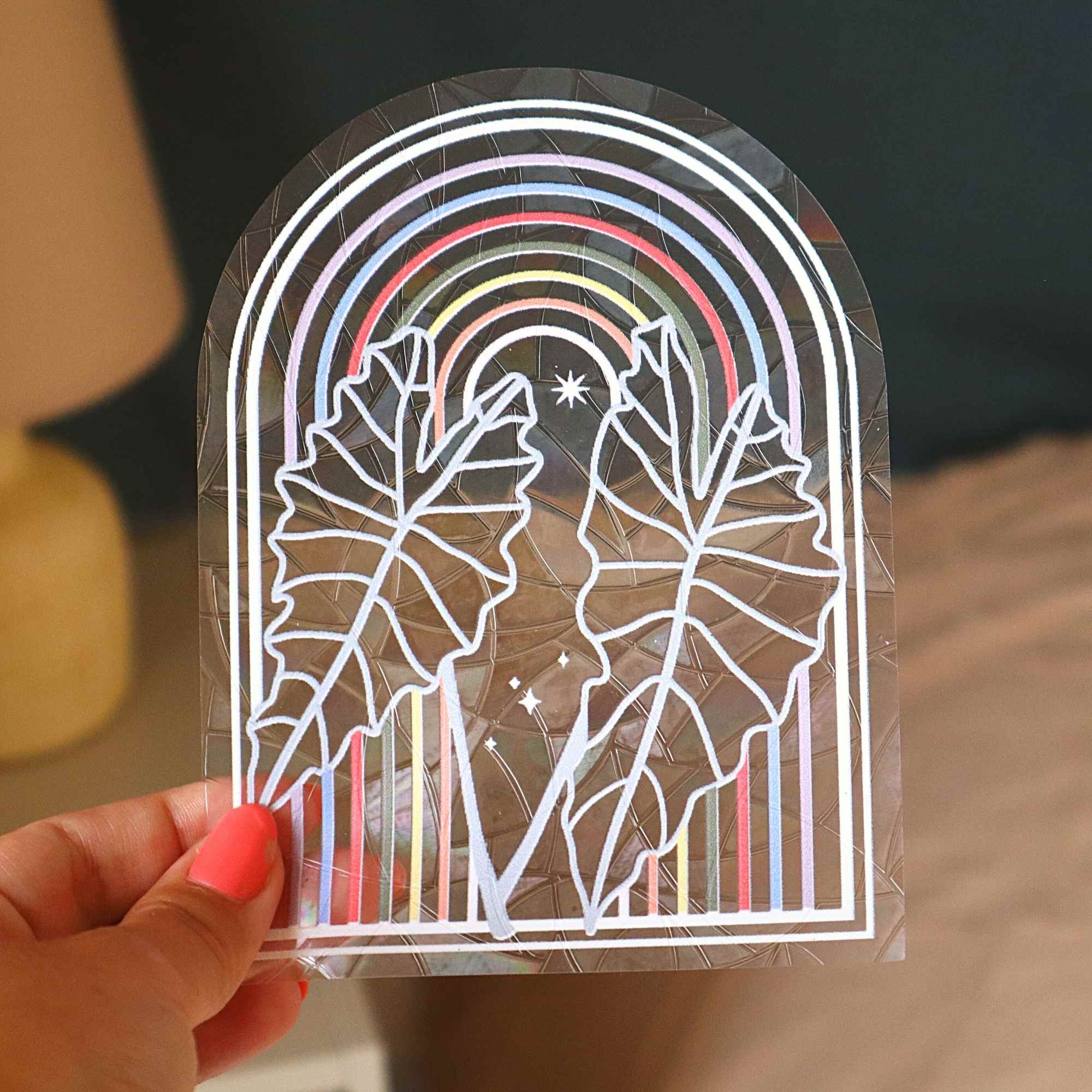 Wholesale Plant Suncatcher Sticker for your store Faire