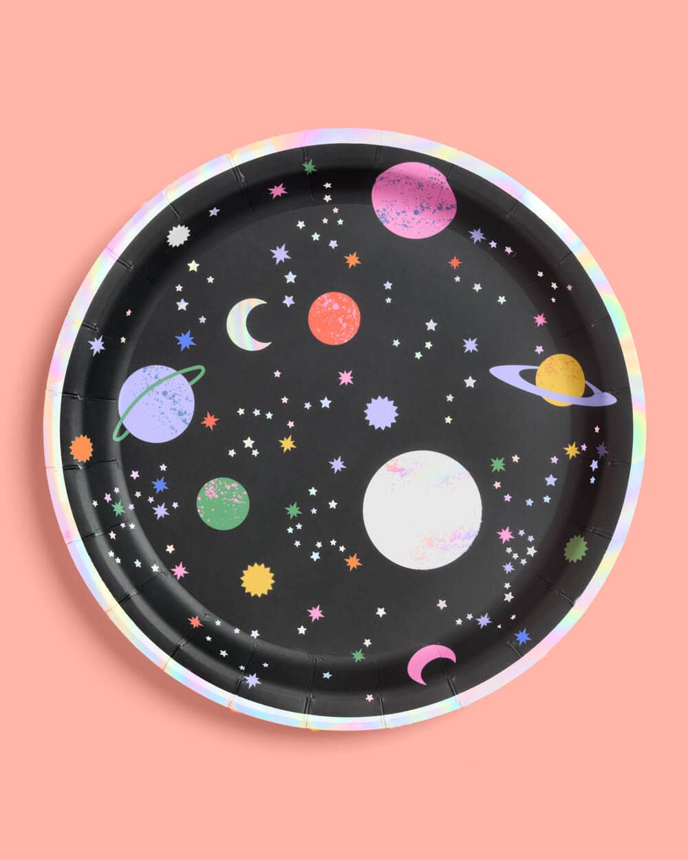 xo, Fetti - Wholesale Disposable Plate - Out of This World Plates - 24 paper plates, outer space, kids birthday, aliens5