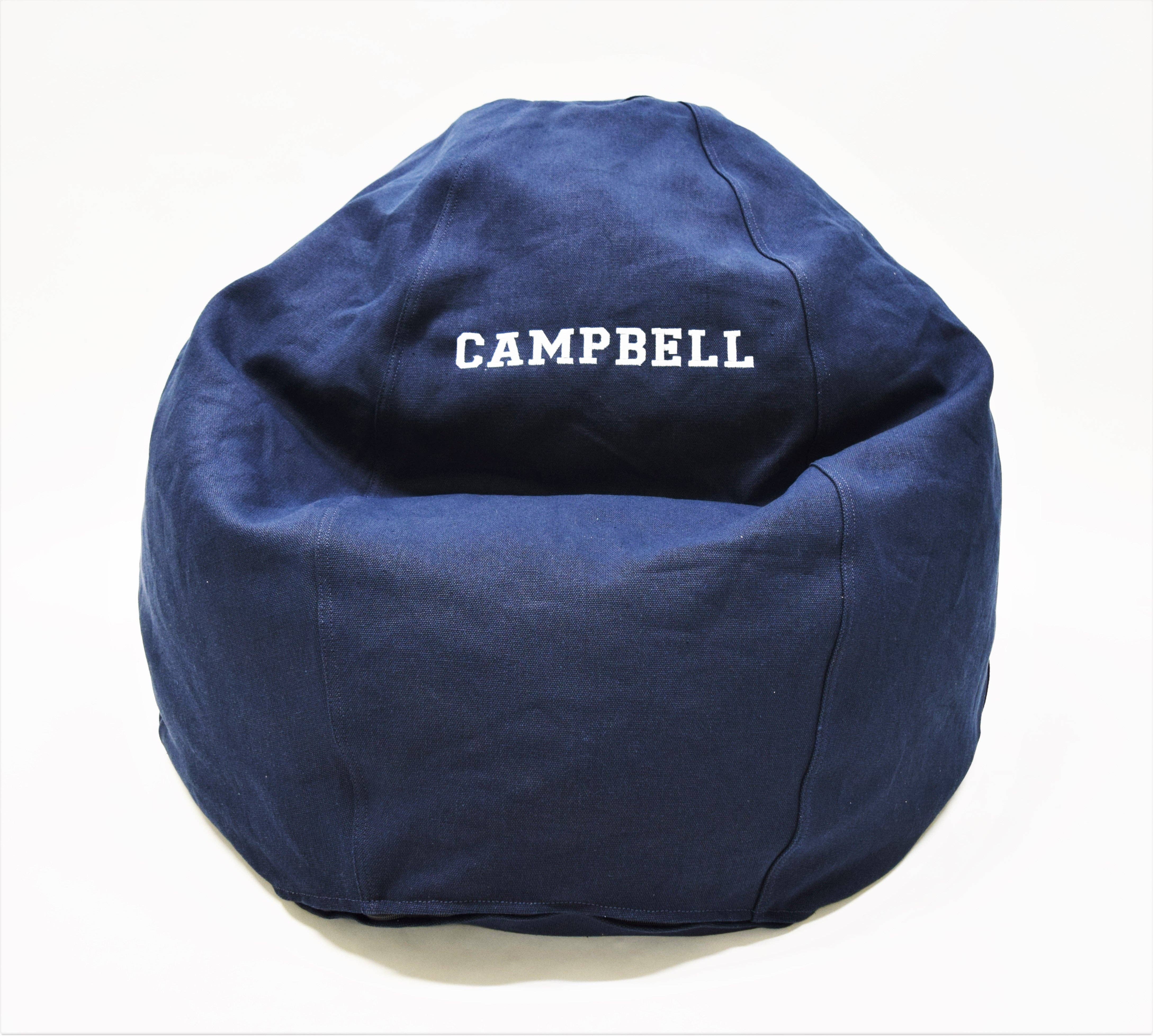 Bean Products - Vente Chaise – enfant - Fauteuil poire pour enfant ComfyBean - Tissu en chanvre7