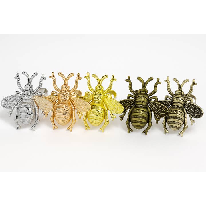 Fennco Styles - Wholesale Napkin ring - Bumblebee Metal Napkin Ring - 5 Colors Available 5