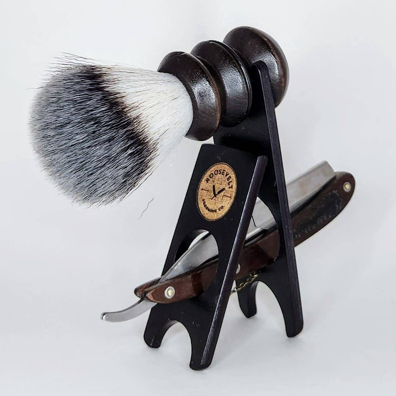 Roosevelt Grooming Company - Wholesale Razor Stand - Men's - Display Stand for Shaving Brush & Razor5
