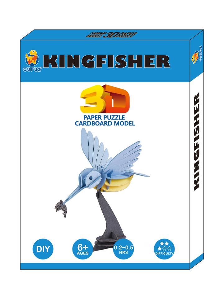 Kit carta 3D uccello martin pescatore per la vendita all'ingrosso da parte di Go on make me