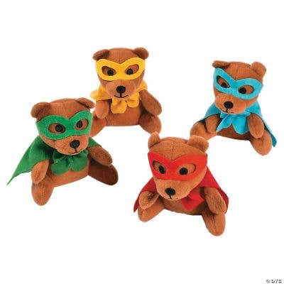 PLUSH SUPER HERO BEAR for wholesale by Fun Express