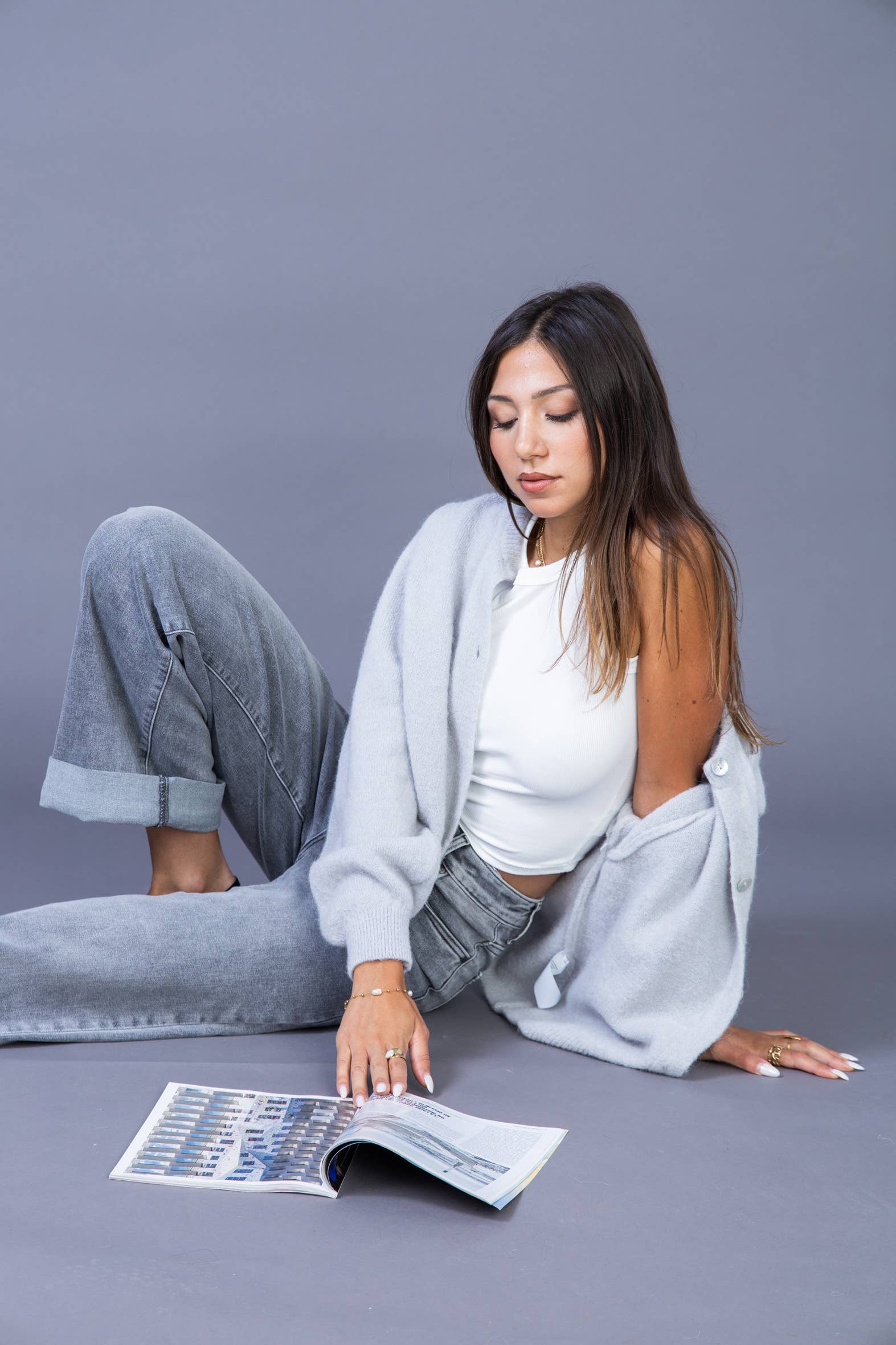 ANA & LUCY - Wholesale Jeans - Women's - Women's straight relaxed jeans "Émilie" - ANA & LUCY4